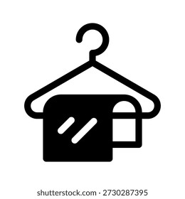 Clothes Hanger Icon Vector Symbol Design Illustration