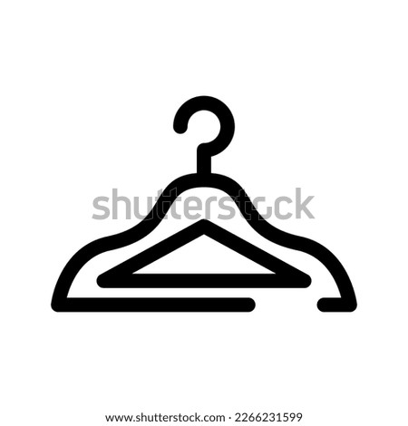 Clothes Hanger Icon Vector Symbol Design Illustration