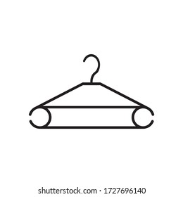 Kleidung Hanger Logo Vektor-Design