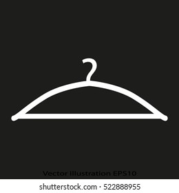 clothes hanger, a popular vector icon, eps10