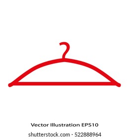 clothes hanger, a popular vector icon, eps10