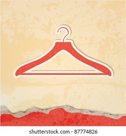 clothes hanger retro poster