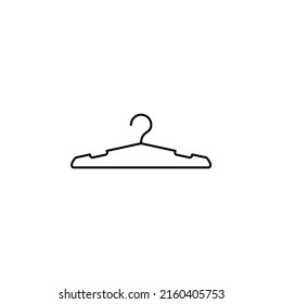 Clothes Hanger Thin Line Icon Vector Illustration Logo Template. Suitable For Many Purposes.