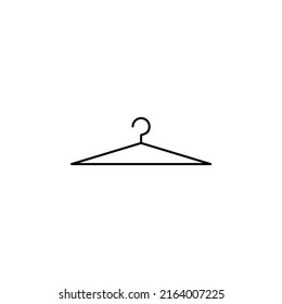 Clothes Hanger Thin Line Icon Vector Illustration Logo Template. Suitable For Many Purposes.