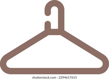 Clothes Hanger vector icon. Can be used for printing, mobile and web applications.