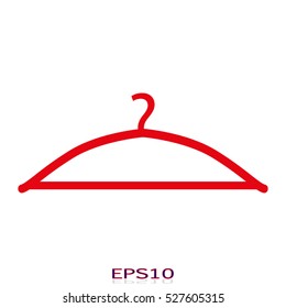 clothes hanger, vector icon, eps10