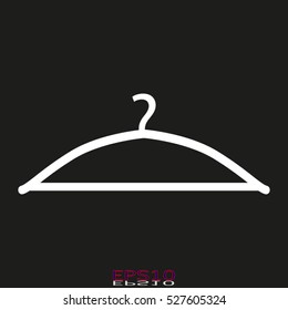 clothes hanger, vector icon, eps10