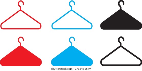 Icono del Vector de la suspensión de la ropa, ilustración de la suspensión de la ropa, moda, elemento de la tienda de ropa, diseño del Vector de la suspensión de la ropa,
