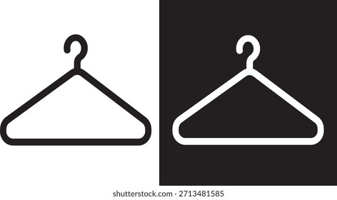 Icono del Vector de la suspensión de la ropa, ilustración de la suspensión de la ropa, moda, elemento de la tienda de ropa, diseño del Vector de la suspensión de la ropa,
