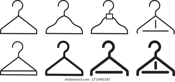 Icono del Vector de la suspensión de la ropa, ilustración de la suspensión de la ropa, moda, elemento de la tienda de ropa, diseño del Vector de la suspensión de la ropa,

