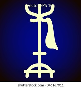 clothes hanger vector illustration