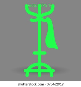 clothes hanger vector illustration