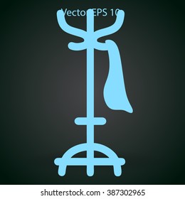 clothes hanger vector illustration