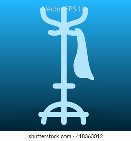 clothes hanger vector illustration