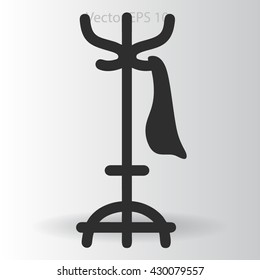 clothes hanger vector illustration