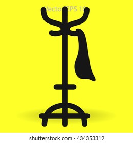 clothes hanger vector illustration