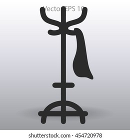 clothes hanger vector illustration