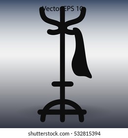 clothes hanger vector illustration