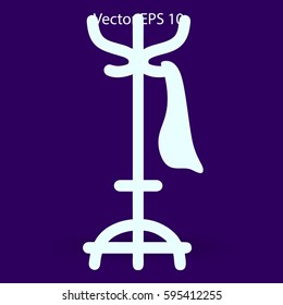 clothes hanger vector illustration