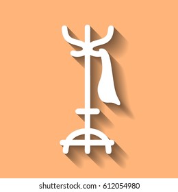 clothes hanger vector illustration