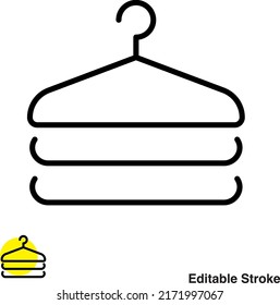 Kleiderhanger Vektorgrafik-Symbol
