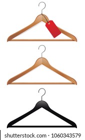 Clothes hangers,vector illustration