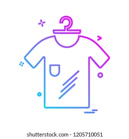 Clothes icon design vector 