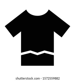 clothes icon glyph vector design