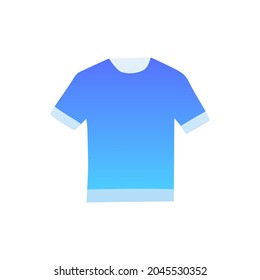 Clothes icon in gradient color style, isolated on white background 