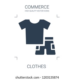 clothes icon. high quality filled clothes icon on white background. from commerce collection flat trendy vector clothes symbol. use for web and mobile