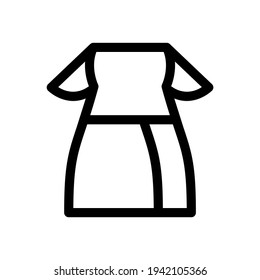 clothes icon or logo isolated sign symbol vector illustration - high quality black style vector icons
