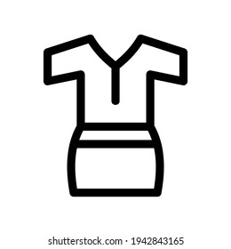clothes icon or logo isolated sign symbol vector illustration - high quality black style vector icons
