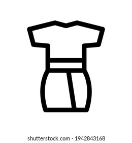 clothes icon or logo isolated sign symbol vector illustration - high quality black style vector icons

