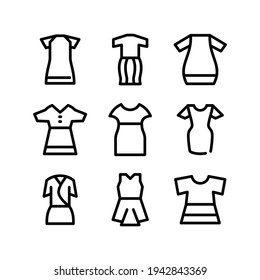 clothes icon or logo isolated sign symbol vector illustration - Collection of high quality black style vector icons
