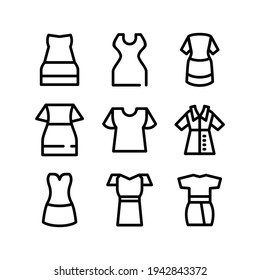 clothes icon or logo isolated sign symbol vector illustration - Collection of high quality black style vector icons
