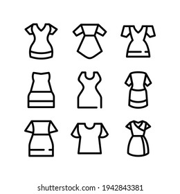 clothes icon or logo isolated sign symbol vector illustration - Collection of high quality black style vector icons

