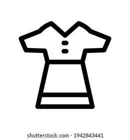 clothes icon or logo isolated sign symbol vector illustration - high quality black style vector icons
