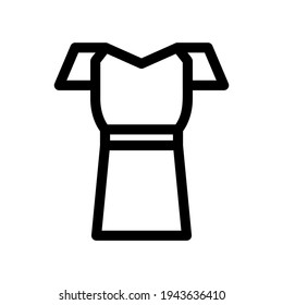 clothes icon or logo isolated sign symbol vector illustration - high quality black style vector icons
