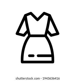 Kleidungssymbol oder Logo einzeln auf Zeichen, Vektorgrafik - hochwertige Vektorsymbole in schwarzem Stil
