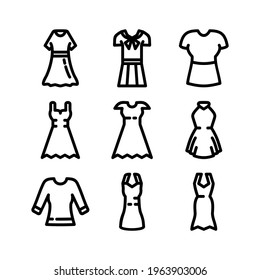 clothes icon or logo isolated sign symbol vector illustration - Collection of high quality black style vector icons
