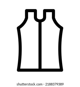 Kleidungssymbol oder Logo einzeln auf Zeichen, Vektorgrafik - hochwertige Vektorsymbole in schwarzem Stil
