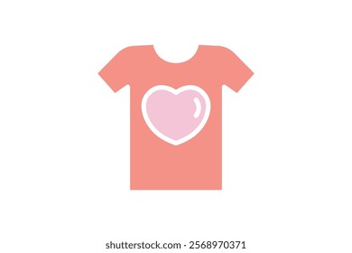 Clothes icon. solid icon style. icon related to valentine. valentine day elements vector illustration
