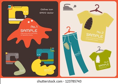 clothes icon, vector