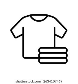 ícone de roupas vetor modelo de design simples e limpo