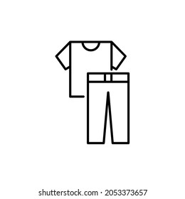 Clothes icon, vector eps 10