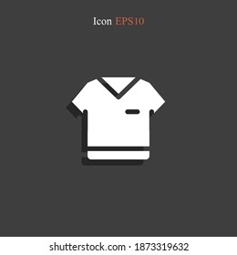 clothes icon. Vector illustration EPS 10.