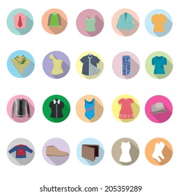 Clothes Icons set