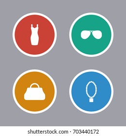 clothes icons set