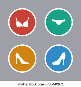 clothes icons set
