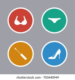 clothes icons set